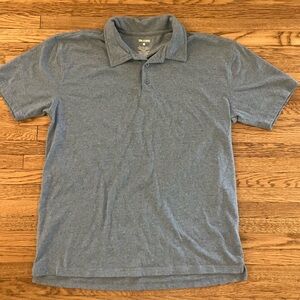 True Classic Short Sleeve Polo Shirt Light Blue L